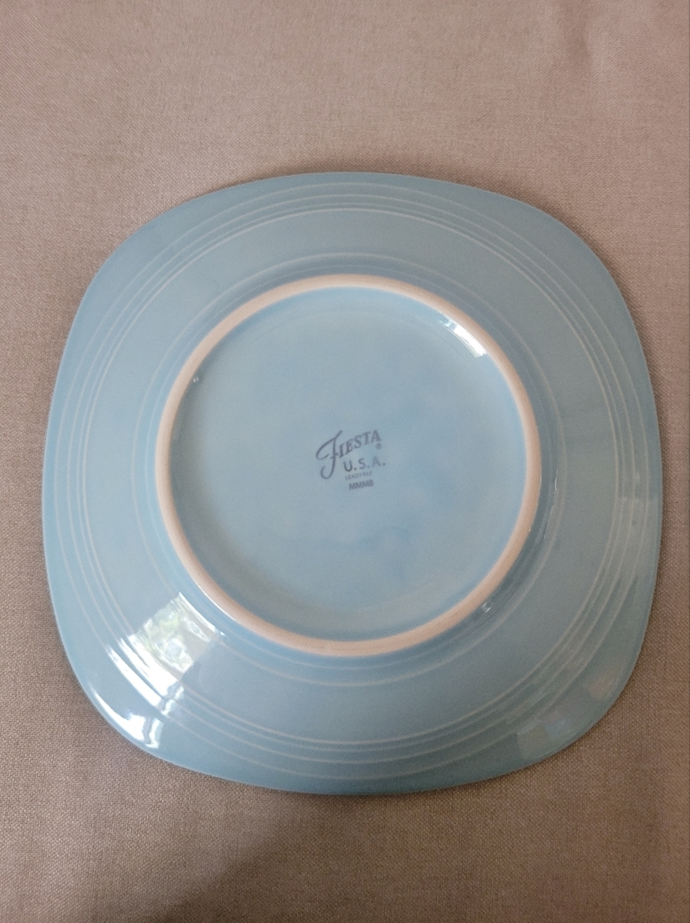 Fiesta Sky Square Lunch Plates - Picture 4 of 5